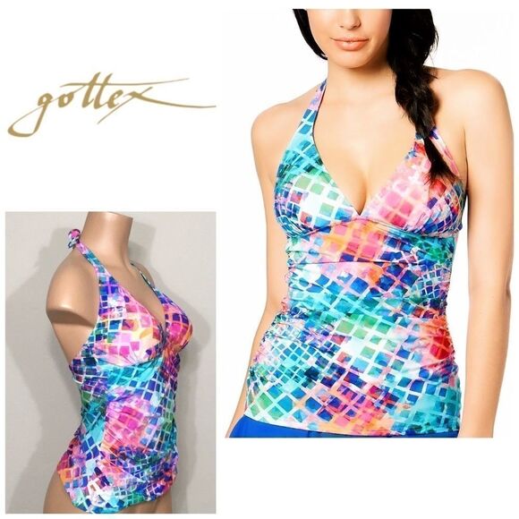 GOTTEX PROFILE tankini top. NWT - Picture 2 of 9